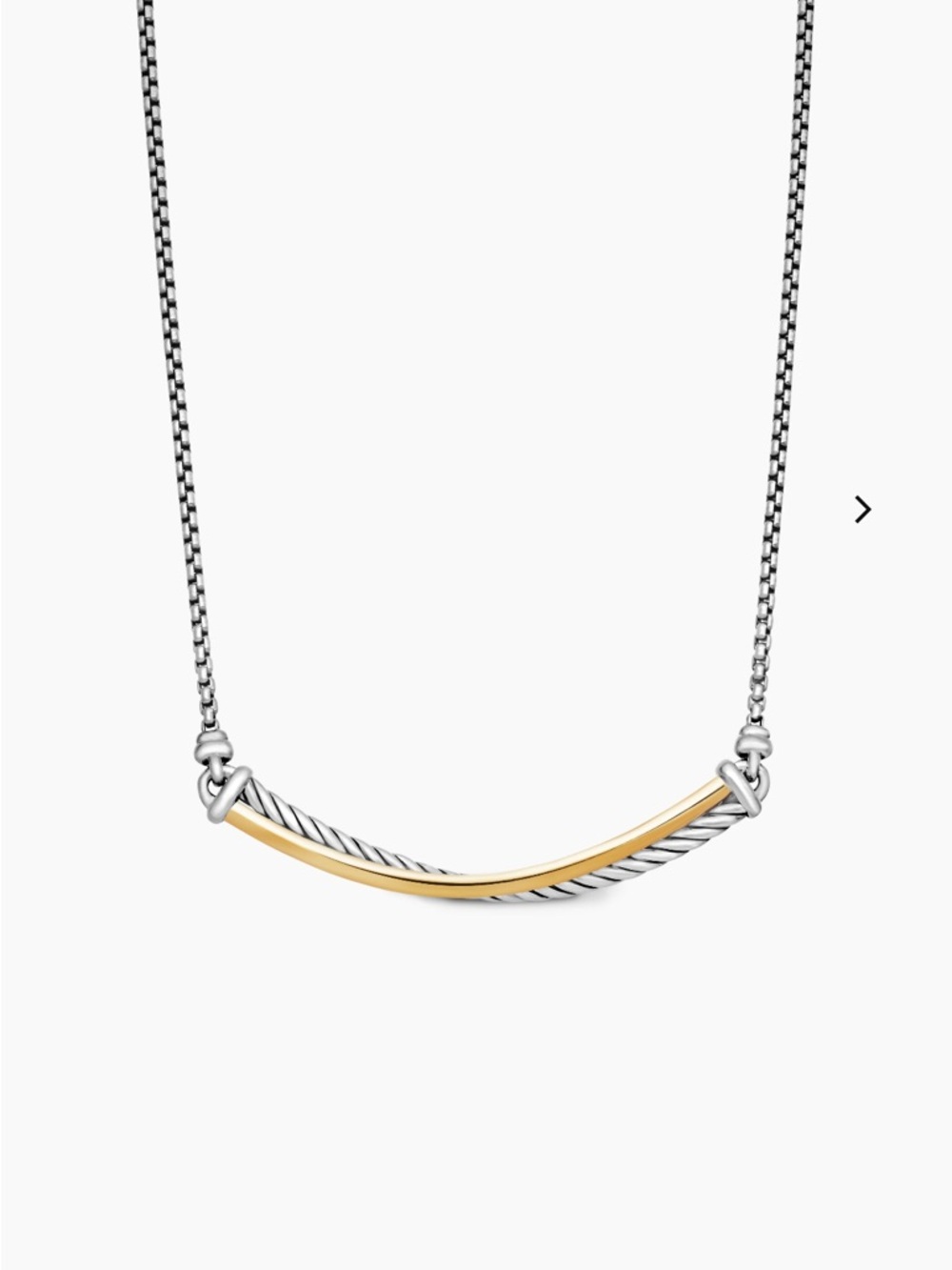 DAVID YURMAN Crossover Bar Necklace NWT